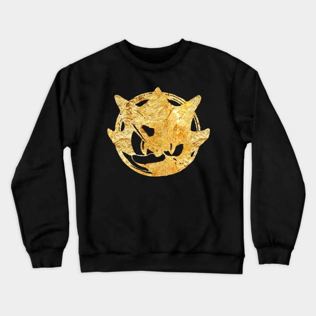 golden sonic Crewneck Sweatshirt by bahullah_art